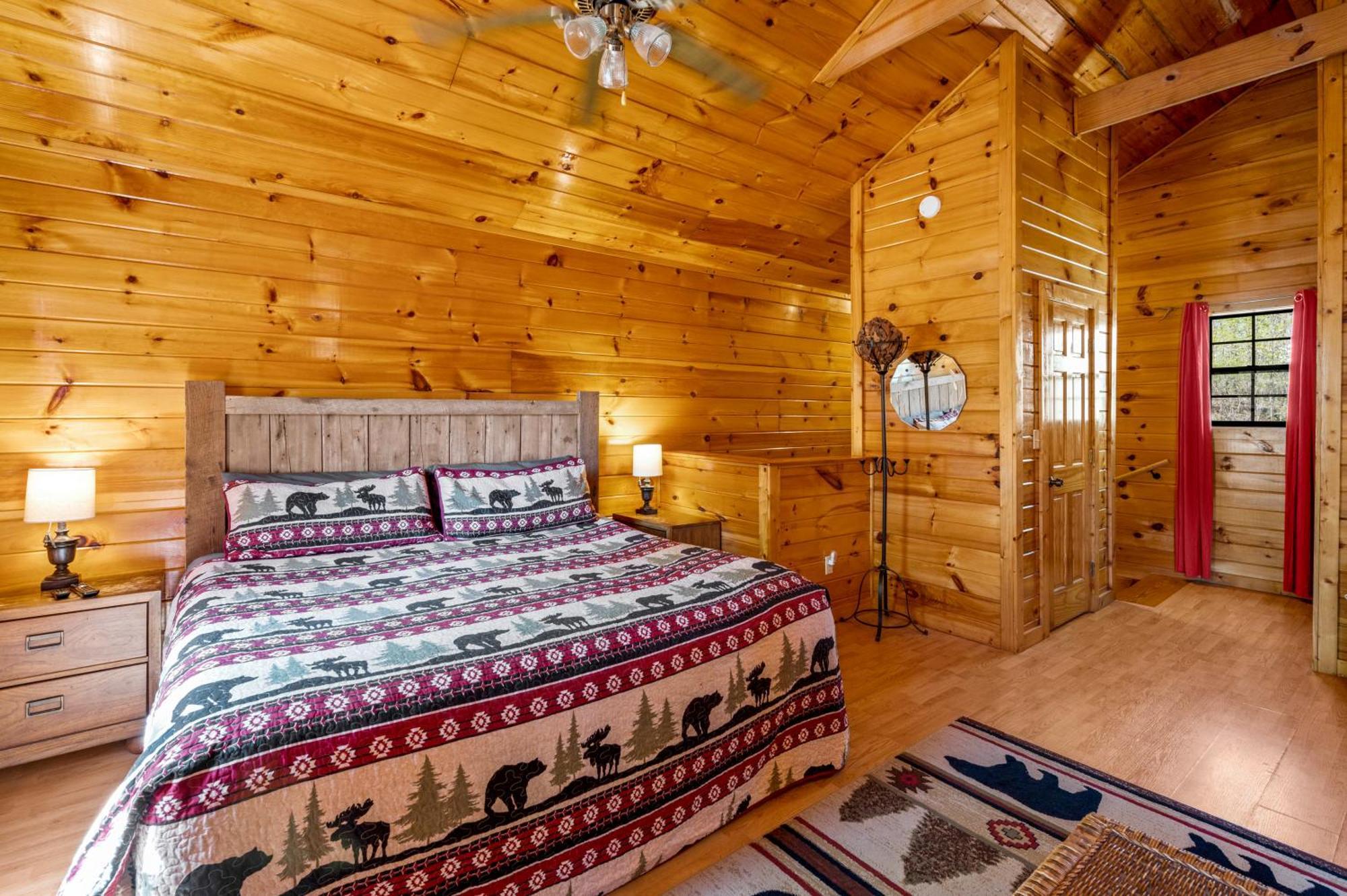 סביירוויל Permanent Vacation-Private Honeymoon Cabin With Hot Tub מראה חיצוני תמונה